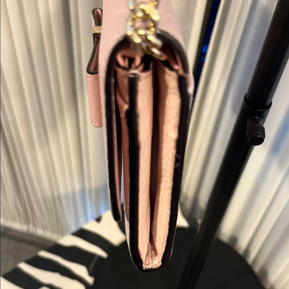 Kate Spade Pink and Gold Bow Clutch - Picture 8 of 16
